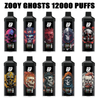 Pratique pour transporter les e-cigarettes jetables ZOOY GHOSTS 12000 PUFFS 