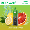 Light Square 2%Nic CBD Vape ZOOY KING 15000 bouffées Entrepôts européens